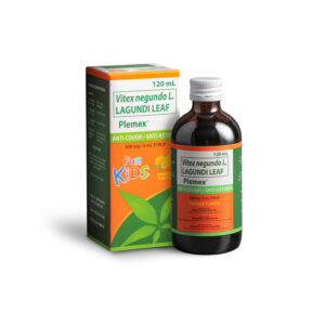 Plemex for Kids Syrup 120 mL Orange Flavor Anti-Cough and Anti-Asthma