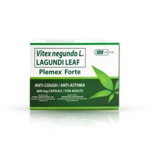 Plemex Forte Capsule 100 pcs For Adults 600 mg Anti-Cough Anti-Asthma