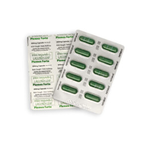 Plemex Forte Capsule 20 pcs 2 Blister For Adults 600 mg Anti-Cough & Anti-Asthma