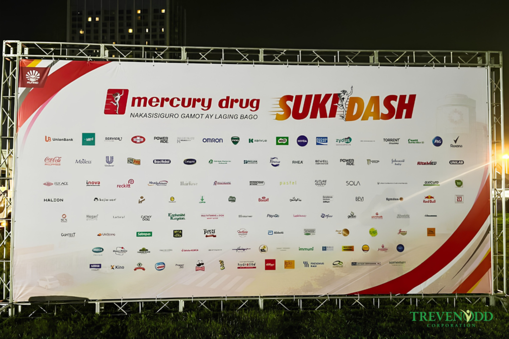 Trevenodd Corporation event display at Mercury Drug Suki DASH 2026