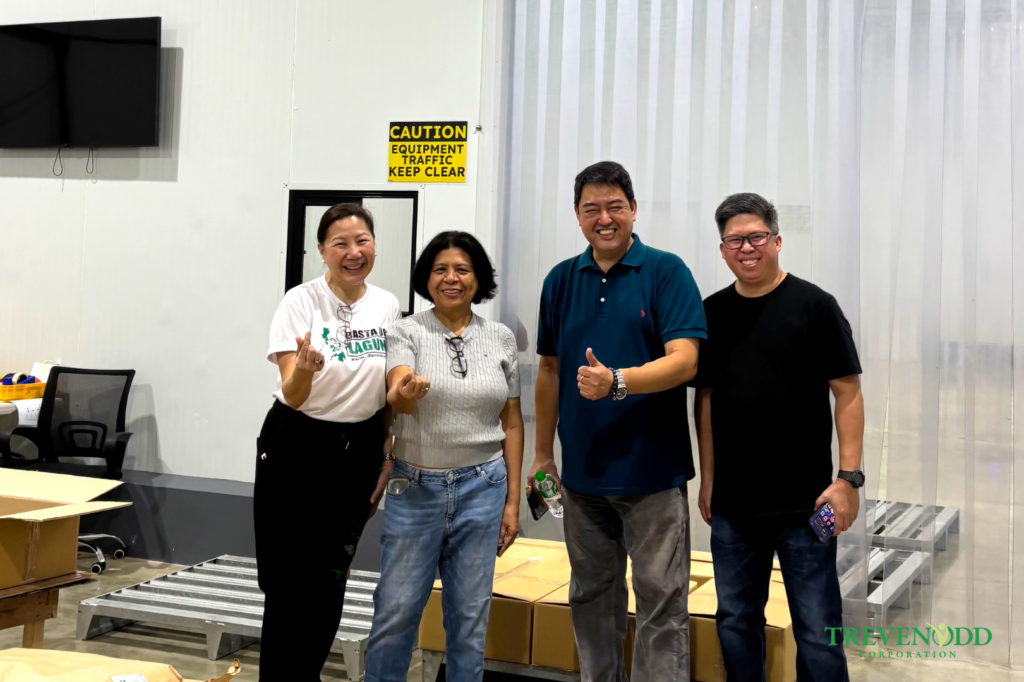 Trevenodd Corporation team during a visit to the ISI E-BEAM facility in Tanay, Rizal.